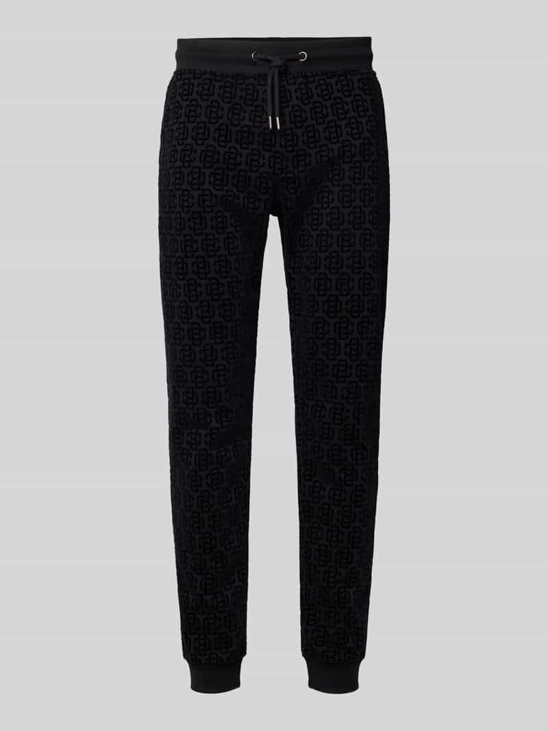Christian Berg Men Relaxed fit sweatpants met achterzak