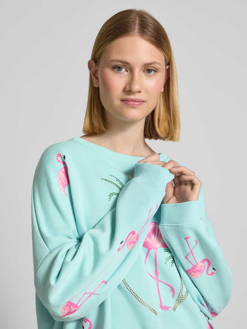 miss goodlife Sweatshirt met motiefprint