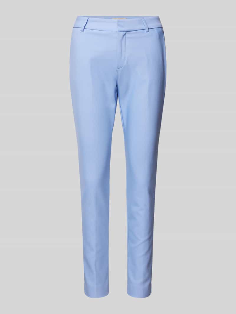 MOS MOSH Slim fit stoffen broek met steekzakken model 'Abbey Night'