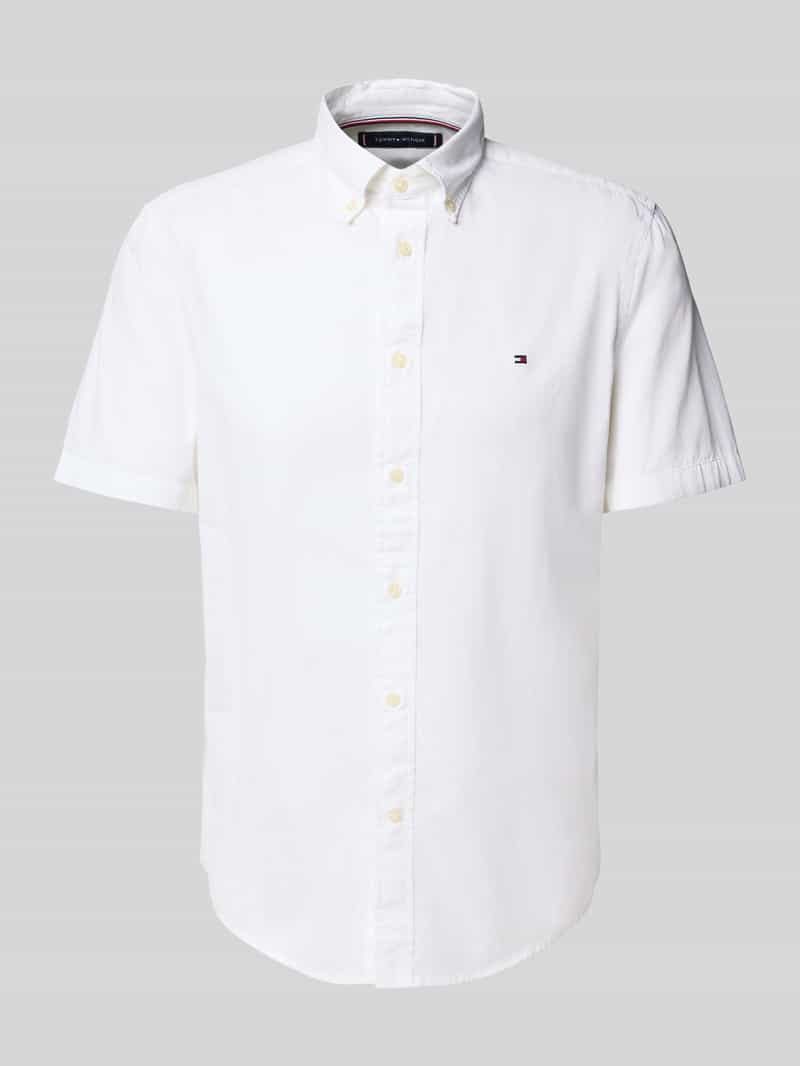 Tommy Hilfiger Regular fit vrijetijdsoverhemd met korte mouwen model 'FLEX'