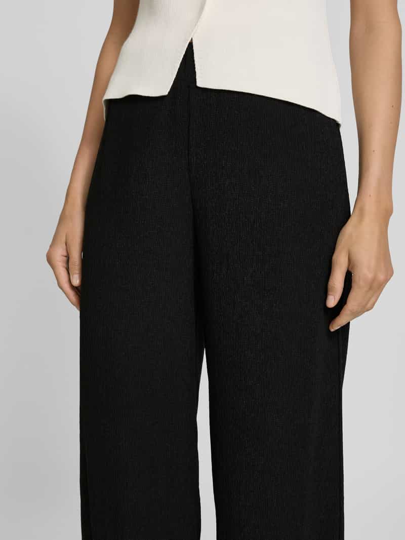 Betty Barclay Wide leg stoffen broek met structuurmotief