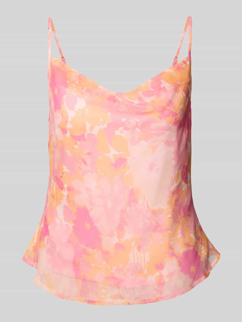 Vero Moda Regular fit top met bandjes en all-over motief model 'SMILLA'