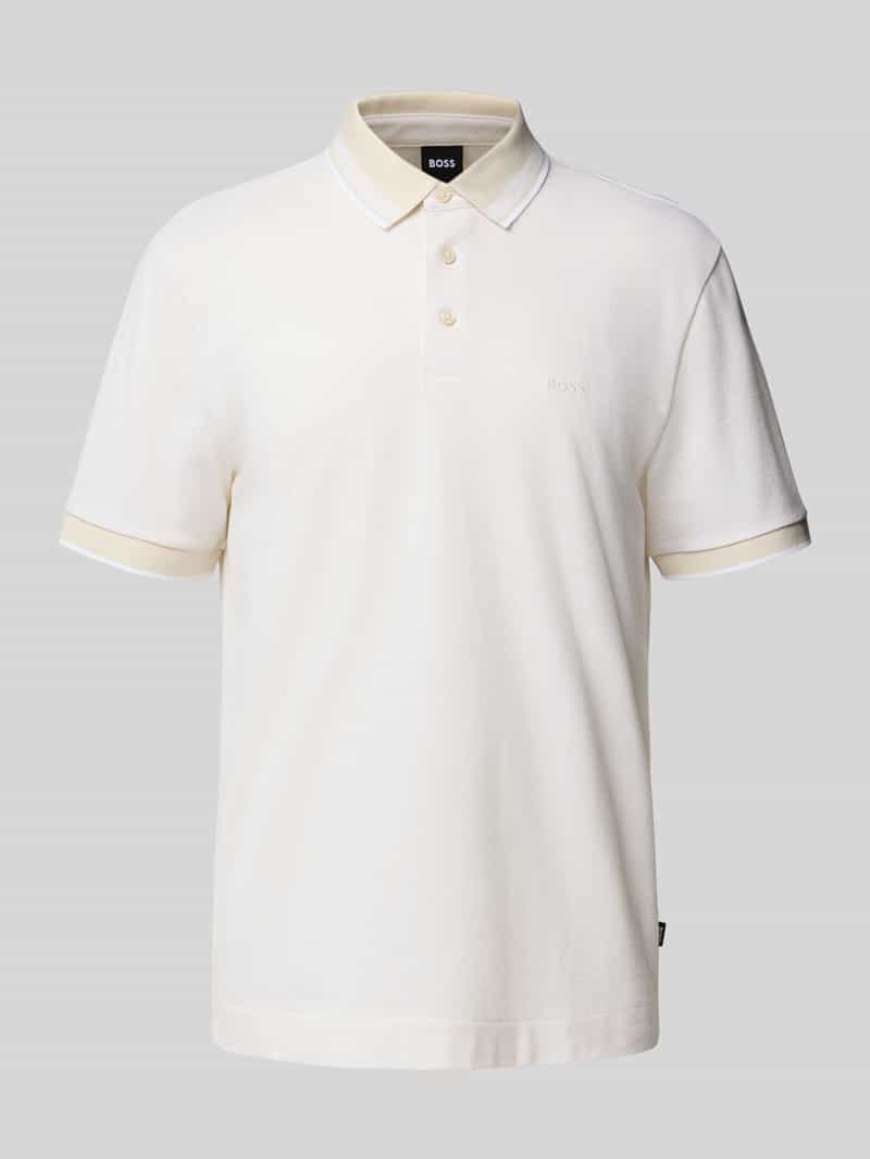 Boss Regular fit poloshirt van puur katoen
