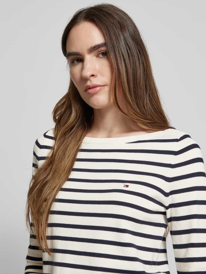 Tommy Hilfiger Gebreide pullover met boothals