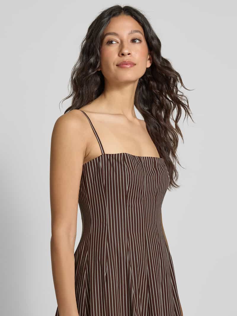 Staud Midi-jurk met spaghettibandjes model 'WYLIE'