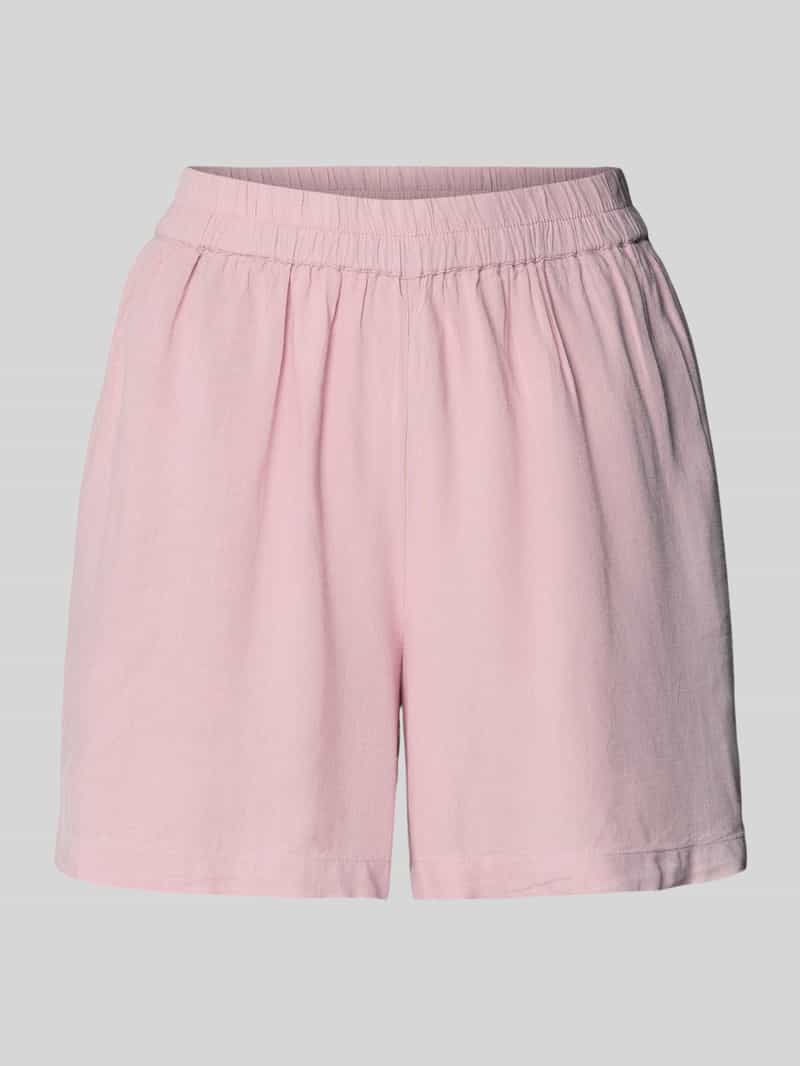 Pieces Regular fit korte broek met all-over motief model 'PIA'