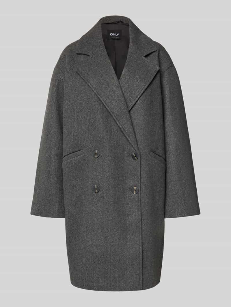 Only Oversized lange jas met reverskraag model 'BLAKE'