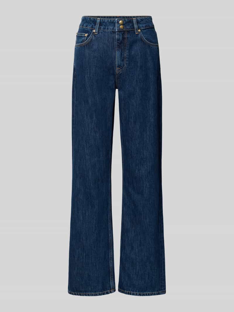 Gant relaxed fit jeans van mix van katoen en lyocell