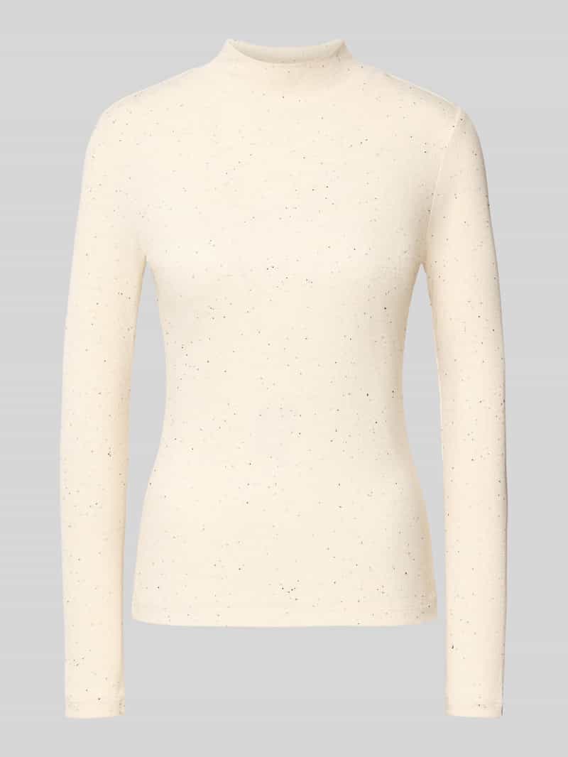 Opus Shirt met lange mouwen en opstaande kraag model 'Suhanna'