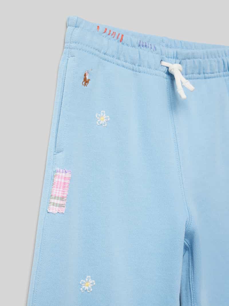 Polo Ralph Lauren Kids Sweatpants met bloemenborduursels