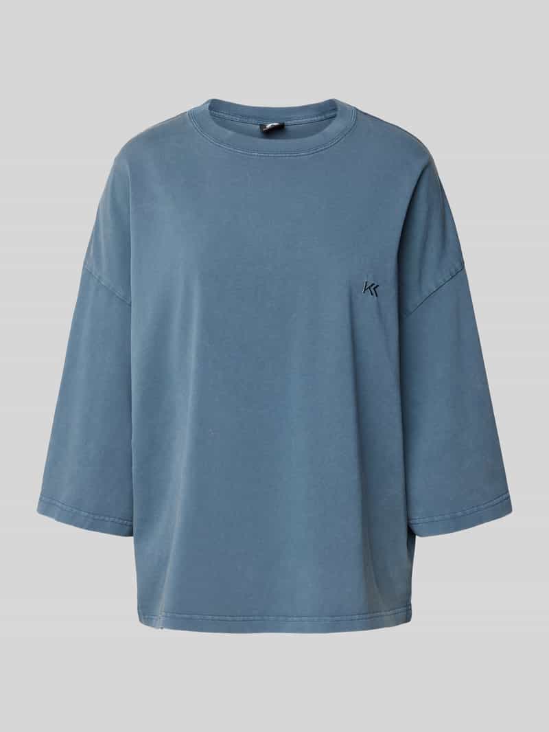 Karo Kauer Oversized T-shirt met labeldetail
