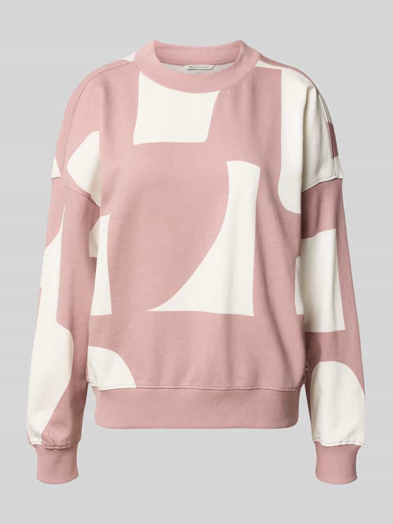 Tom Tailor Denim Loose fit sweatshirt van puur katoen