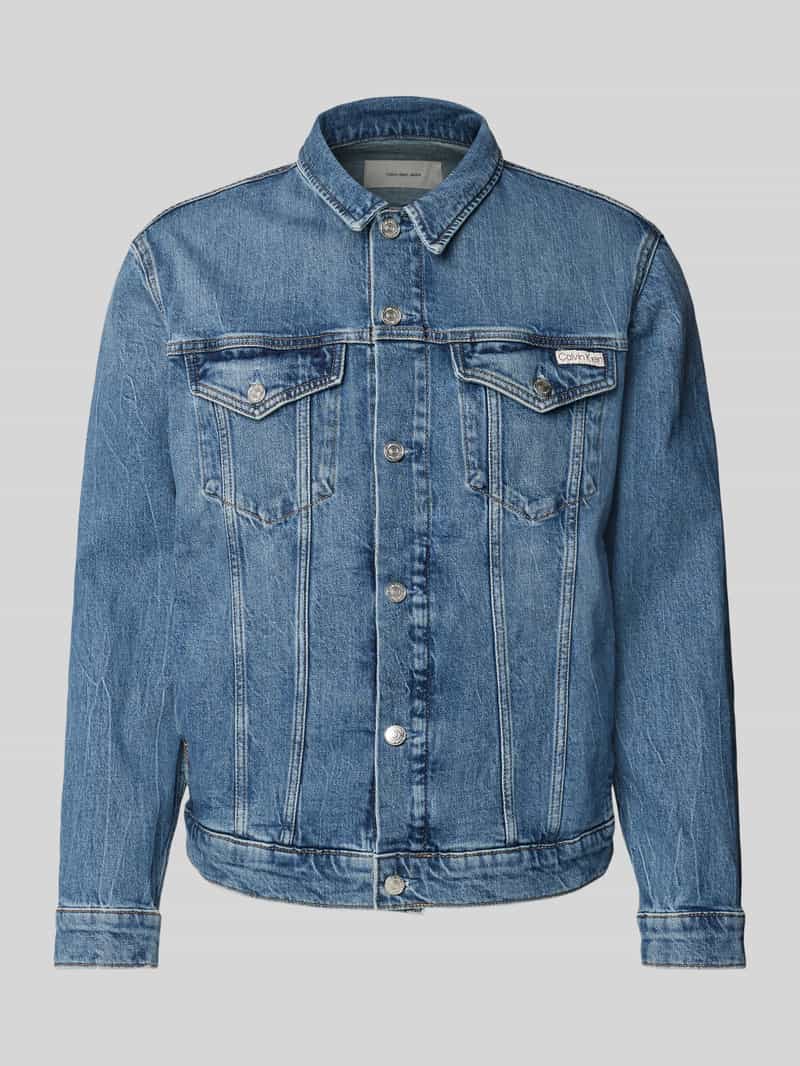 Calvin Klein Jeans Jeansjack met labelpatch