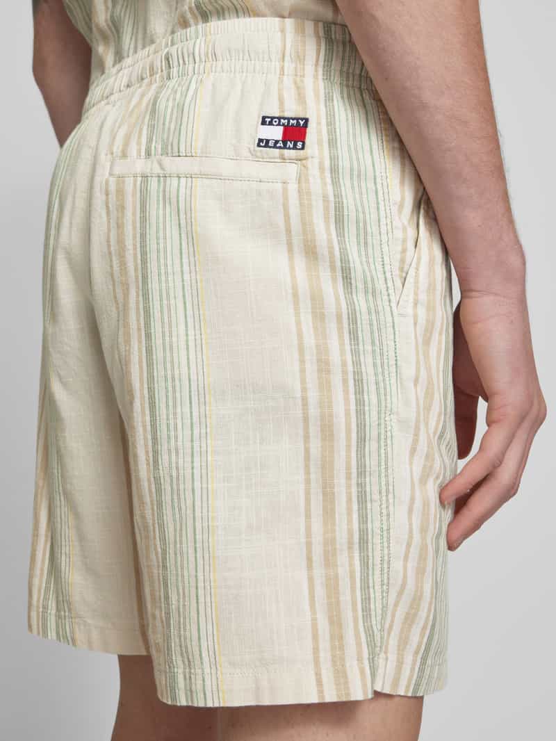 Tommy Jeans Loose fit korte strandbroek van puur katoen