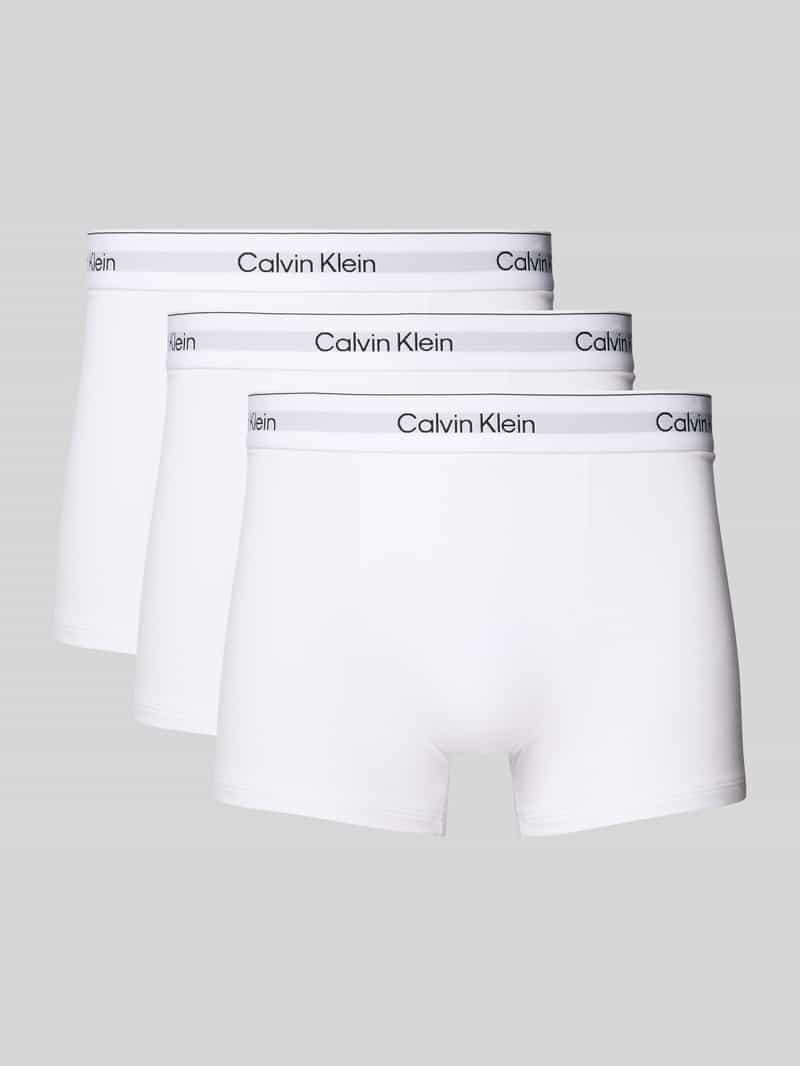 Calvin Klein Underwear Broek met elastische band met logo in een set van 3 stuks