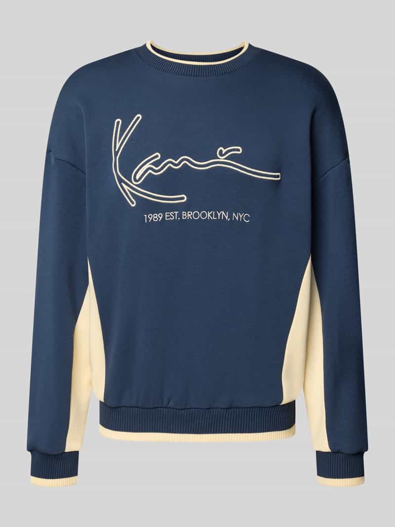 Karl Kani Sweatshirt met labelstitching