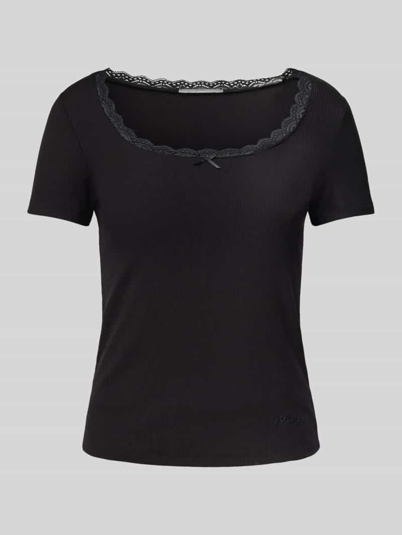 Guess T-shirt met strikdetail model 'LIA'