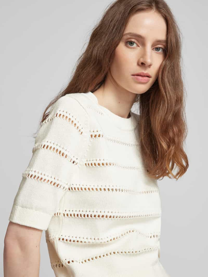 Esprit Gebreide pullover met 1 2-mouwen