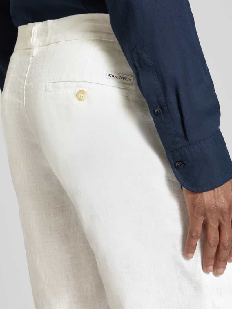 Marc O'Polo Regular fit korte broek van puur linnen model 'RESO JOGGER'