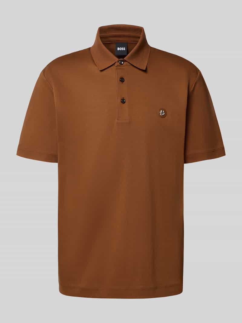 Boss Regular fit poloshirt van puur katoen