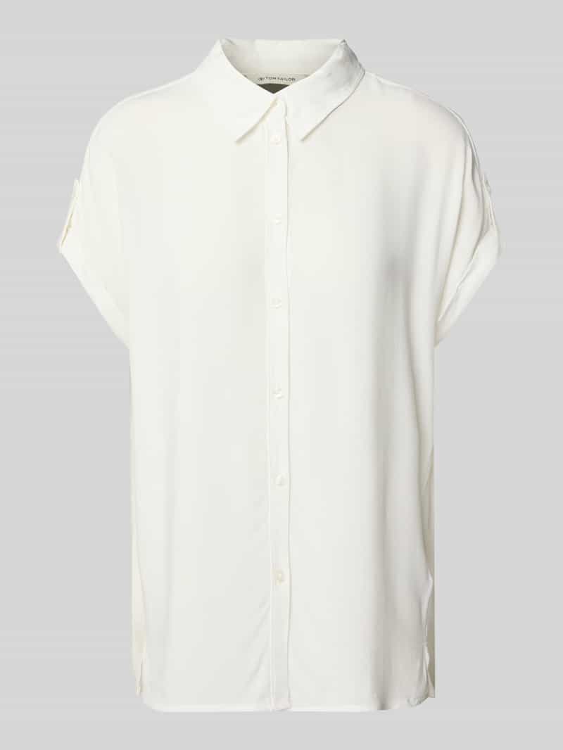 Tom Tailor Relaxed fit overhemdblouse van pure viscose
