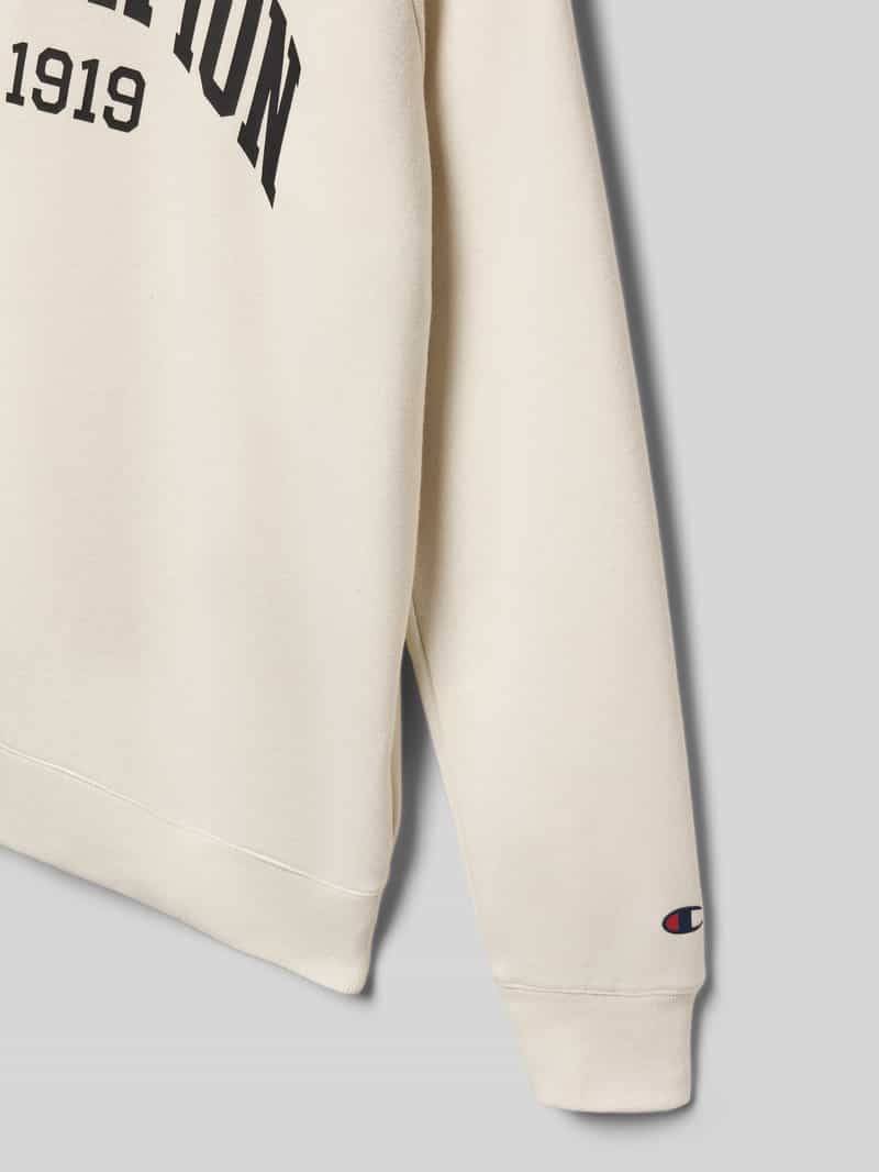 Champion Sweatshirt met labelprint model 'COLLEGE'