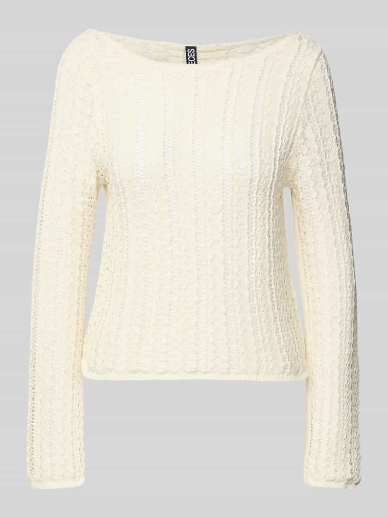 Pieces Regular fit pullover met boothals model 'SIRI'