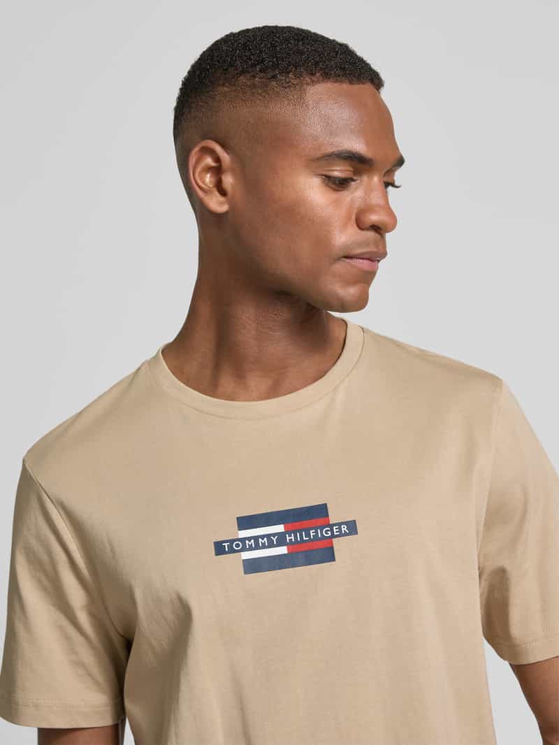 Tommy Hilfiger Regular fit T-shirt van puur katoen