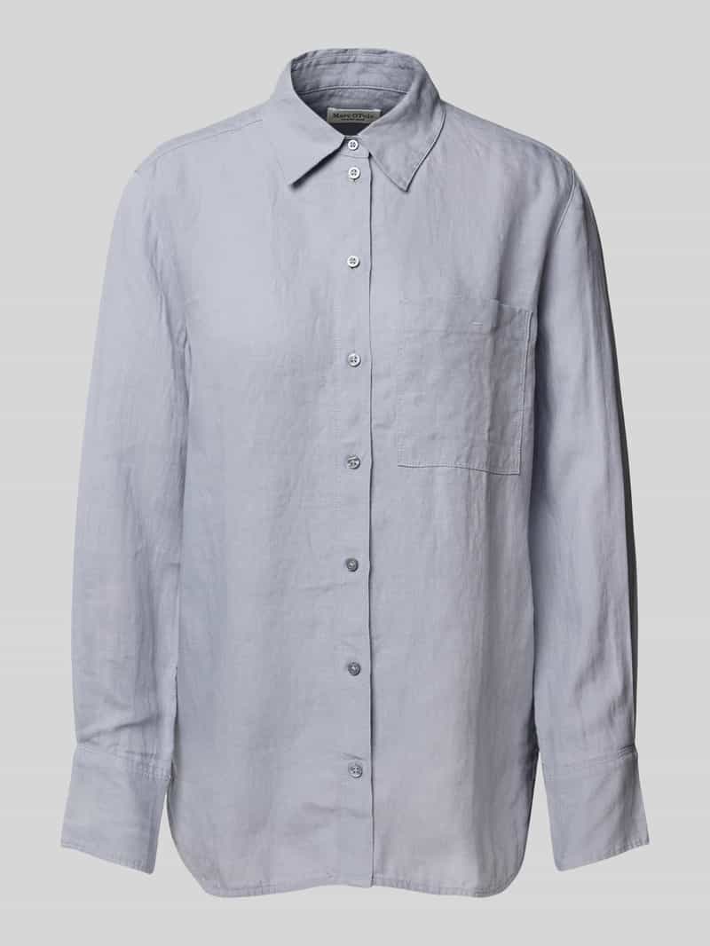 Marc O'Polo Regular fit blouse van puur linnen