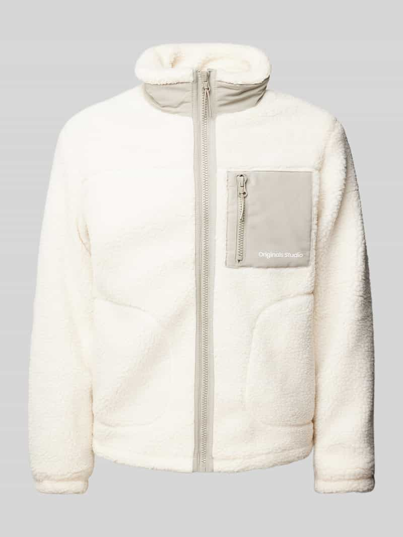 Jack & jones Jack van teddybont met labelprint, model 'VESTERBRO'