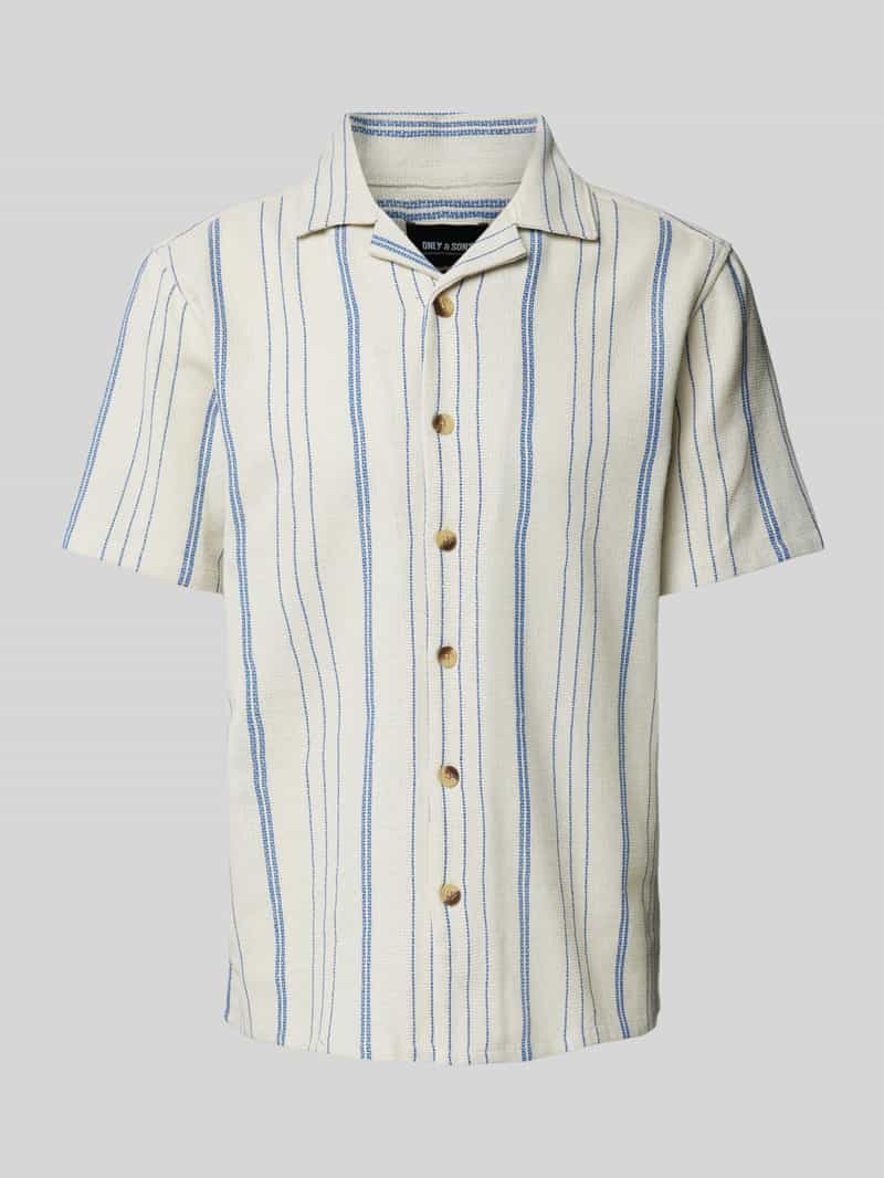 Only & Sons Regular fit vrijetijdsoverhemd met platte kraag, model 'TREV LIFE'