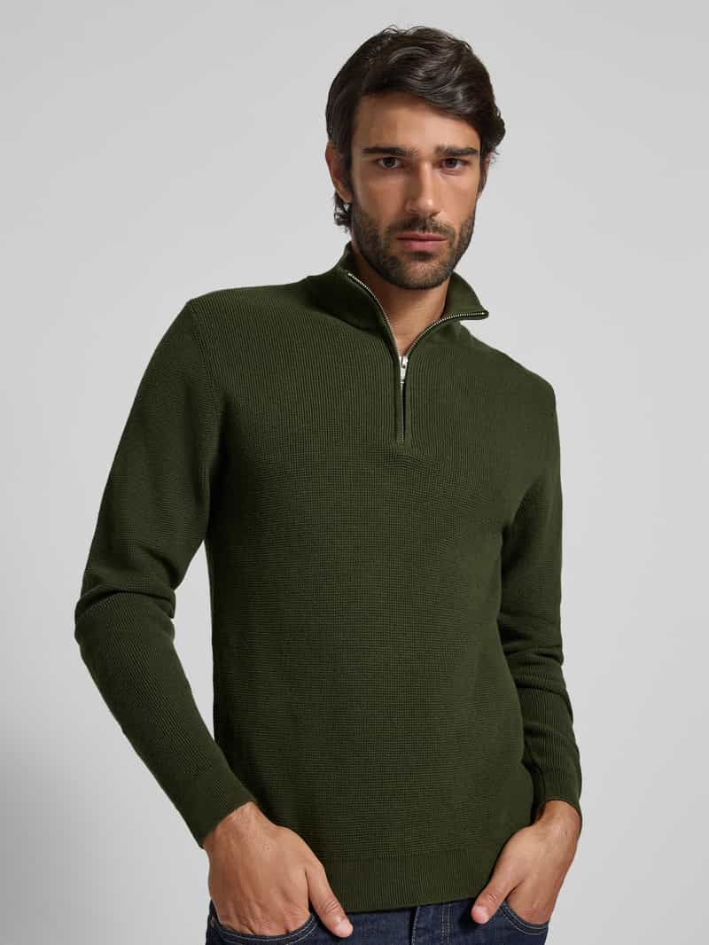 Matinique Gebreide pullover met schipperskraag model 'lagoon'