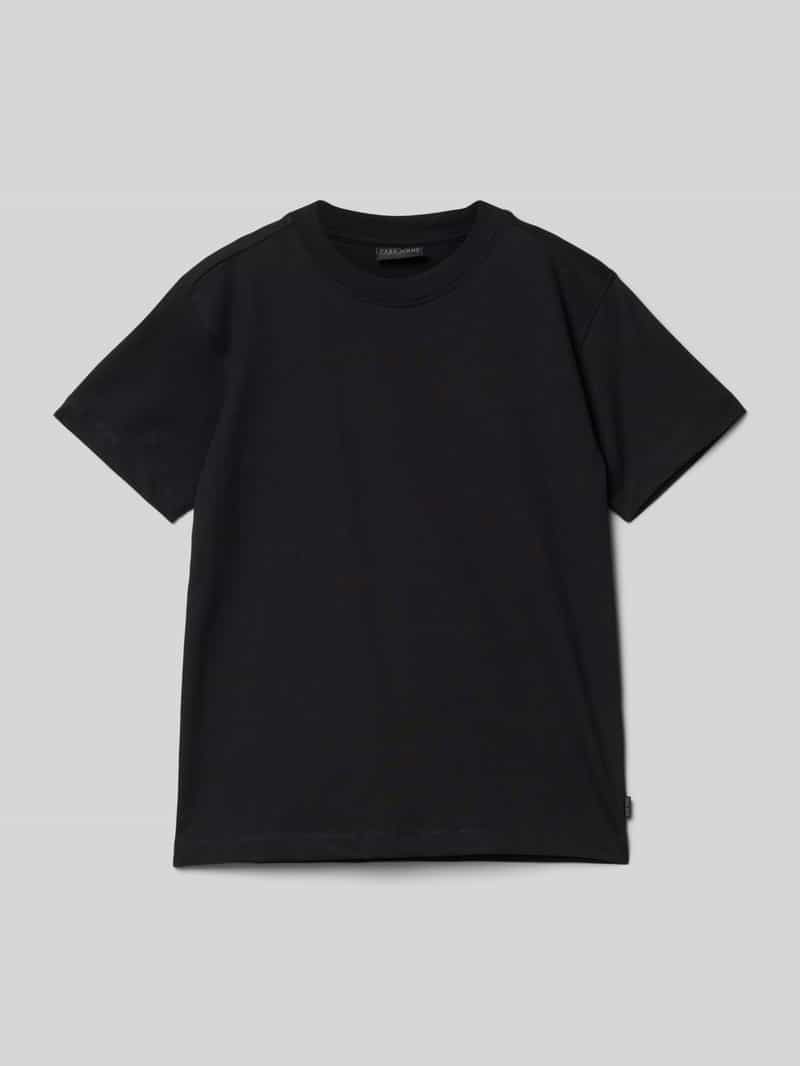 CARS JEANS T-shirt met geribde ronde hals