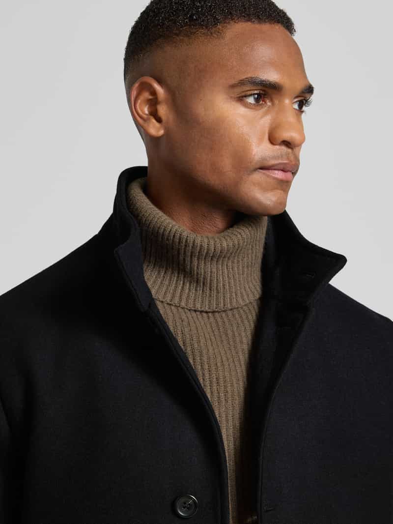 Selected Homme Regular fit lange wollen jas met gewatteerde inzet model 'RAINAR'