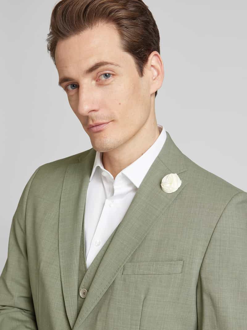 CG Club of Gents Colbert van scheerwol met borstzak model 'Paul'