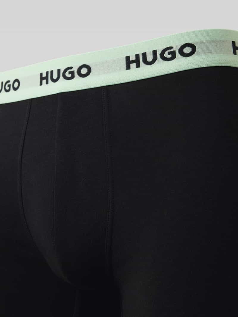 HUGO Boxershort van katoenmix in set van 3