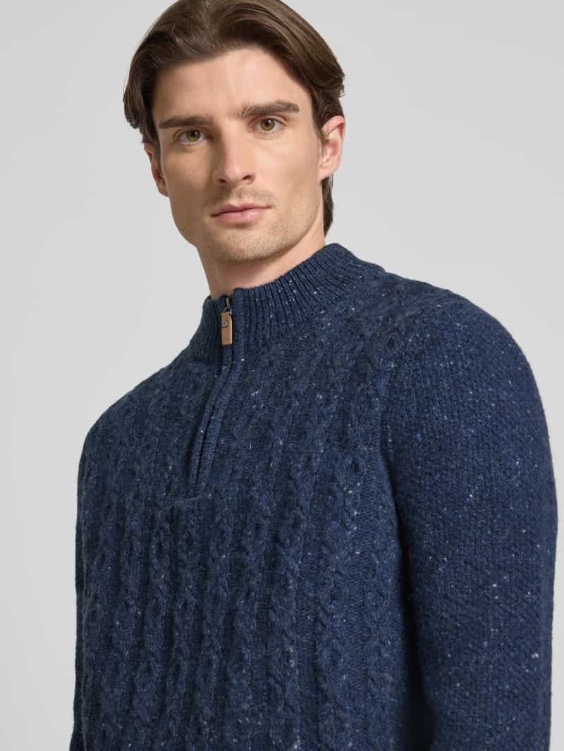 FYNCH-HATTON Gebreide pullover met ribboorden