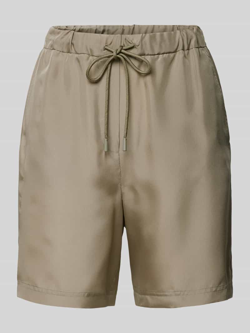Marella Regular fit zijden korte broek en achterzakken model 'BORBONA'