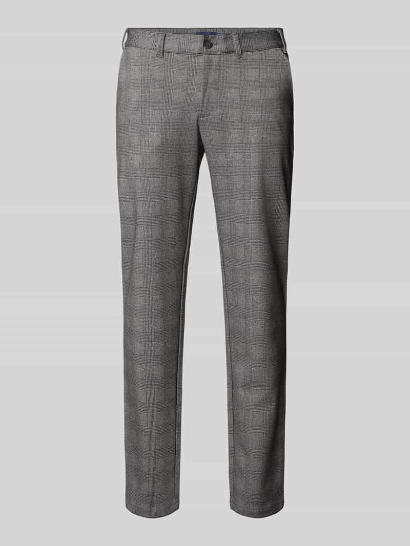 Christian Berg Men Regular fit chino met ceintuurlussen