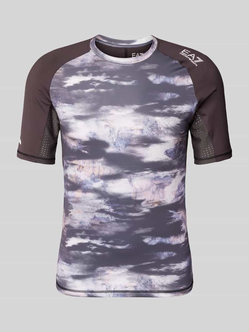 EA7 Emporio Armani T-shirt met labelprint model 'VIGOR'