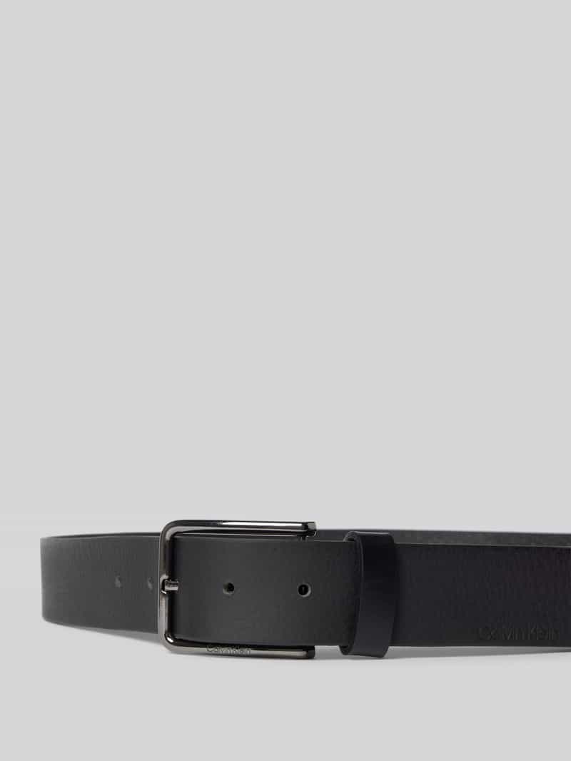 CK Calvin Klein Leren riem van echt buffelleer model 'WARMTH'
