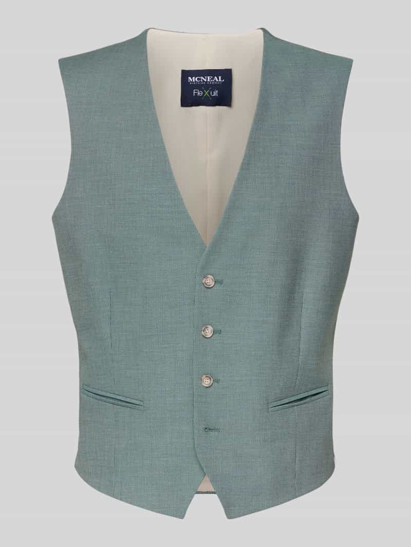 MCNEAL Gilet met knoopsluiting en paspelzakken