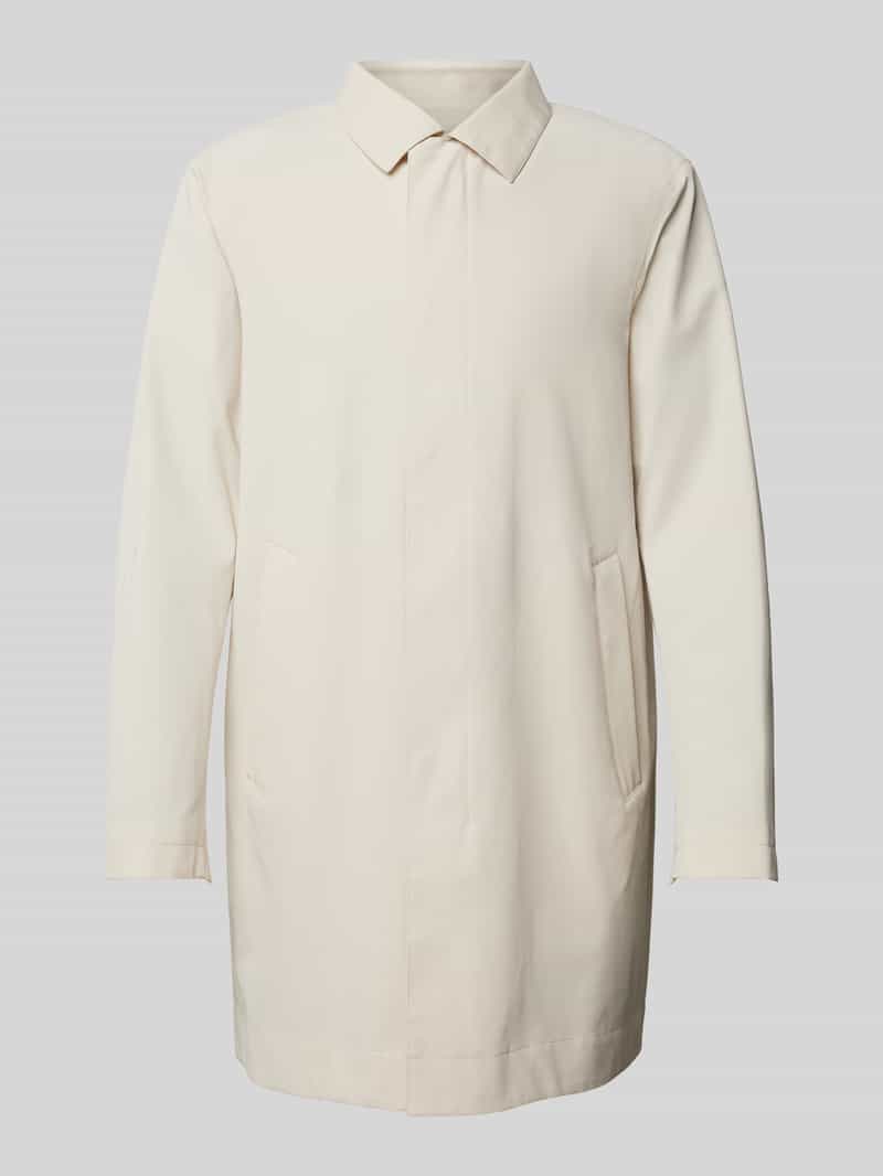 JOOP! Collection Lange jas met platte kraag model 'Dillon'