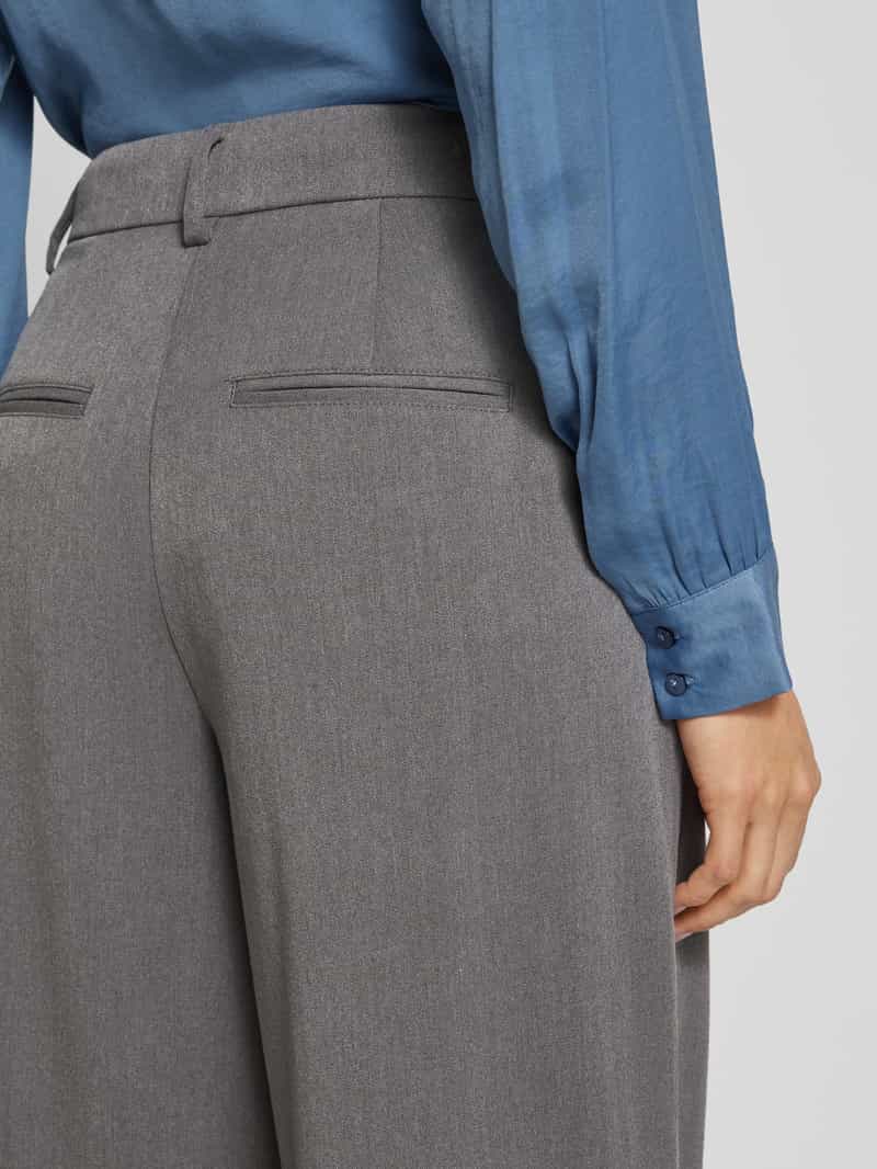 MSCH Copenhagen Baggy fit stoffen broek met plooien model 'Henrika'