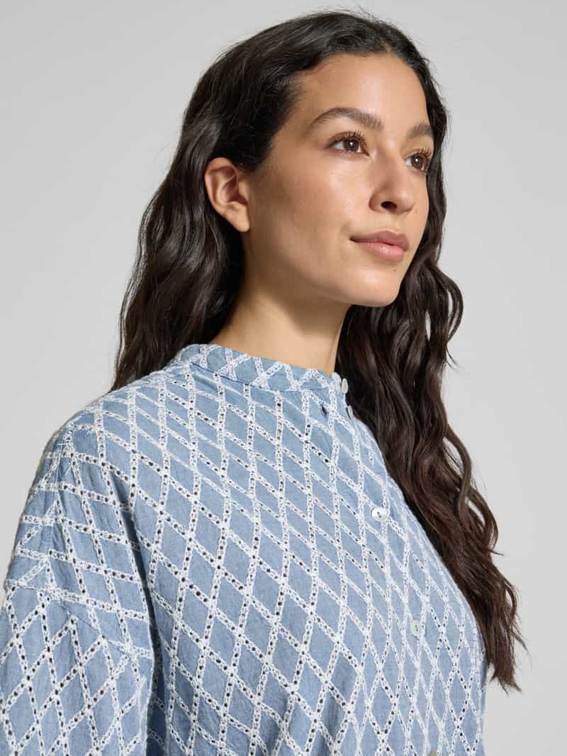 Christian Berg Woman Regular fit blouse met opstaande kraag