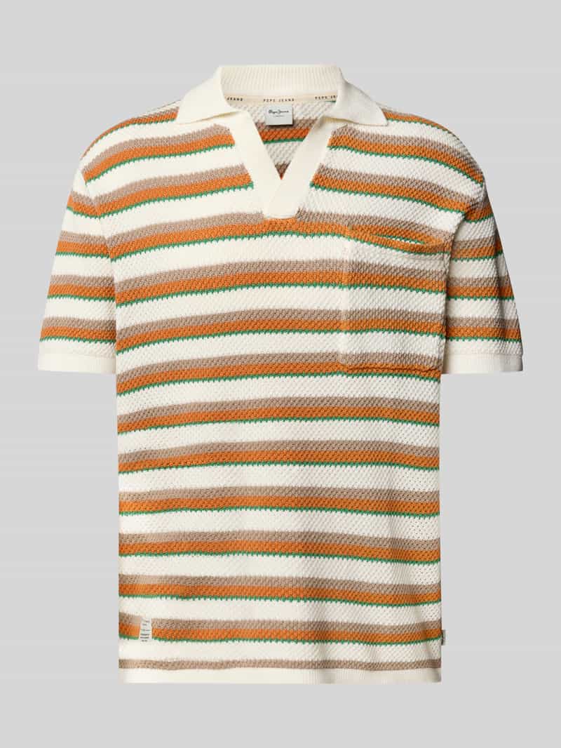 Pepe Jeans Relaxed fit poloshirt met borstzak model 'LAMAR'