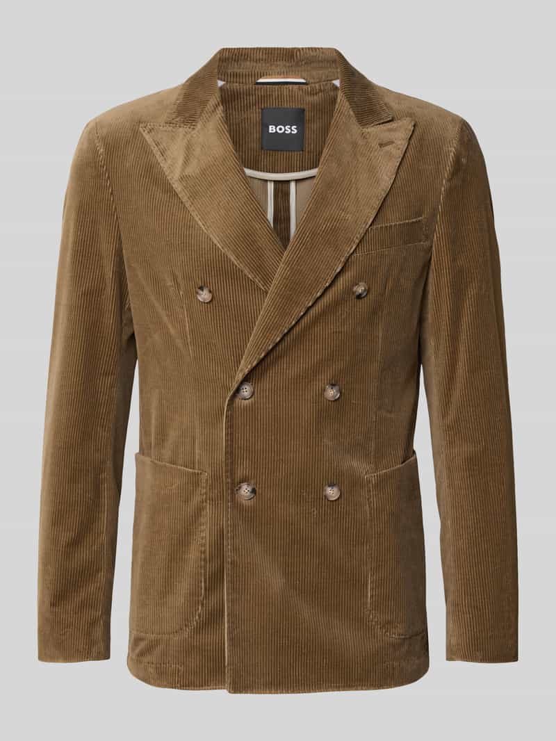 Boss Slim fit colbert van katoenmix model 'HANRY'