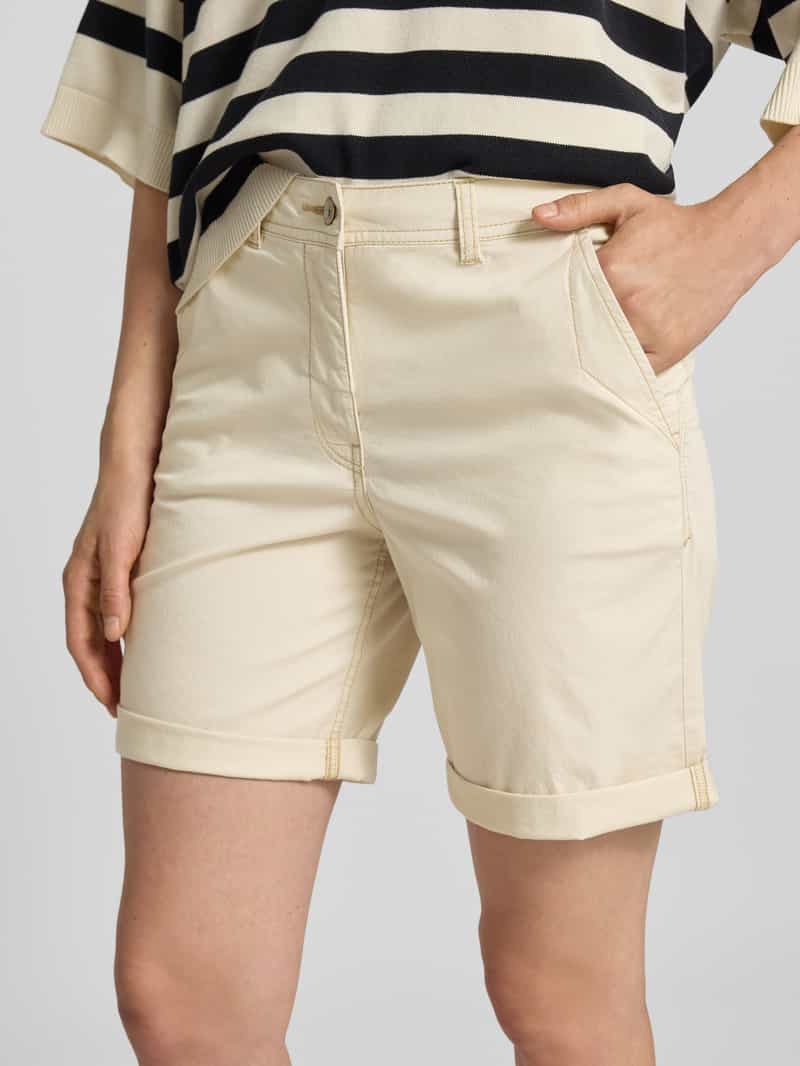 Tom Tailor Regular fit bermuda's van katoenmix