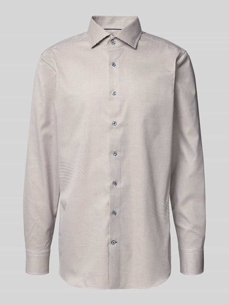 OLYMP SIGNATURE SLIM FIT Slim fit zakelijk overhemd met kentkraag model 'Savio'