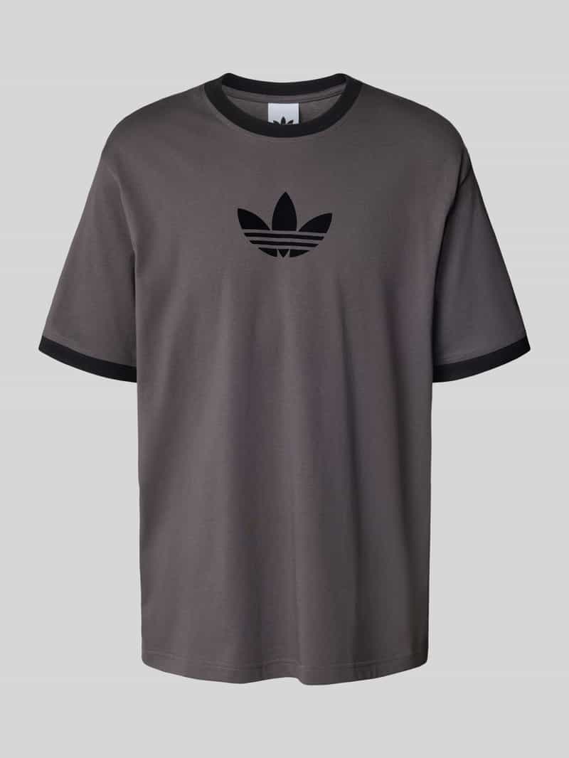 adidas Originals Oversized T-shirt met ribboorden